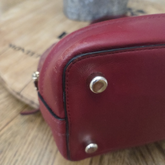 Coach Red Handbag and Wallet Set - Picture 7 of 11